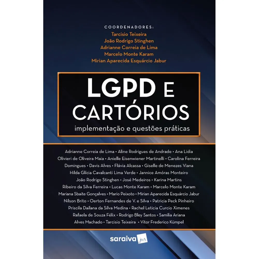 Capa do livro LGPD e Cartórios