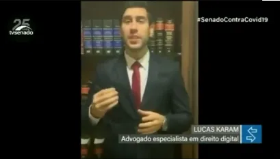 Entrevista TV Senado, Fake News.