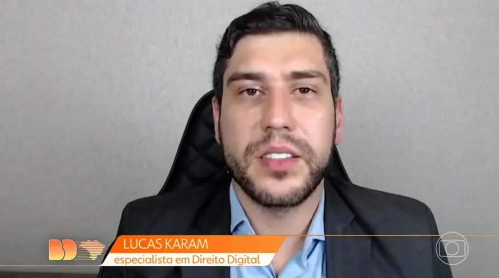 Lucas Karam entrevistado por TV Globo, Bom Dia Brasil: Nudes gerados por inteligência artificial