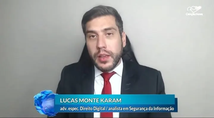 Lucas Karam entrevistado por TV Canção Nova: Inteligência artificial e privacidade