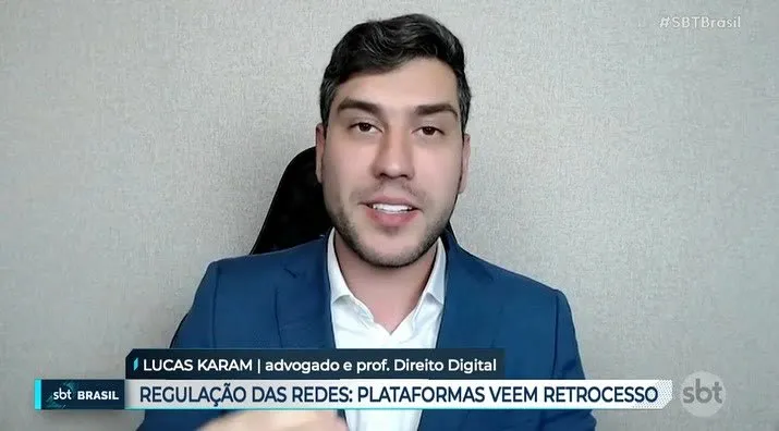 Lucas Karam entrevistado por SBT, SBT Brasil: Julgamento do Marco Civil da Internet no STF